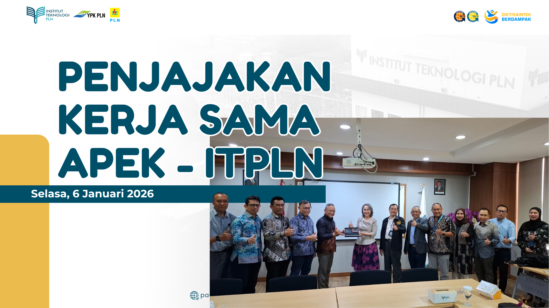 Perkuat Sinergi Industri, APEK dan ITPLN Jajaki Kerja Sama Strategis Pengembangan SDM