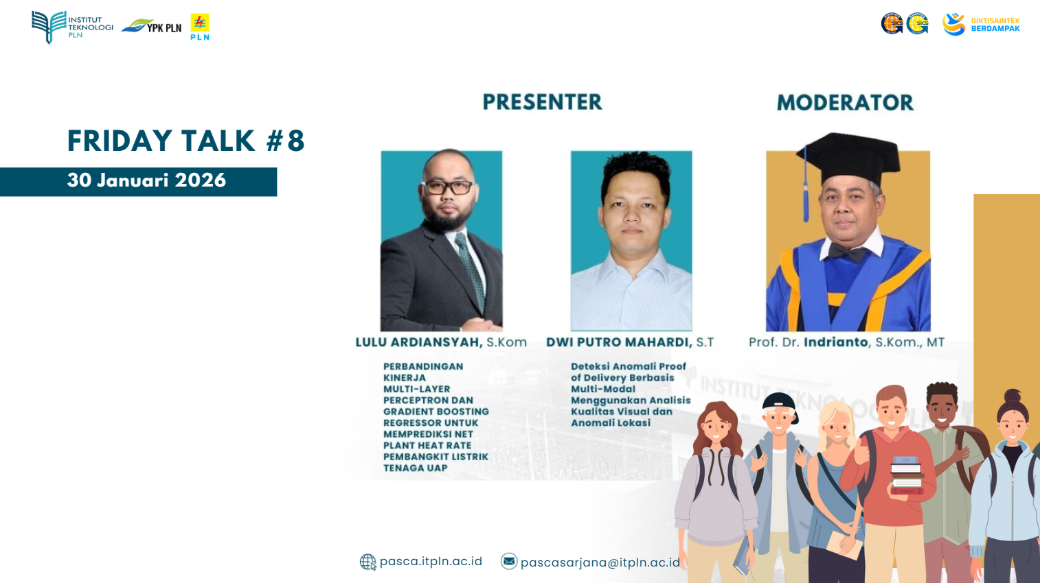 Mahasiswa S2 Ilmu Komputer, Friday Talk