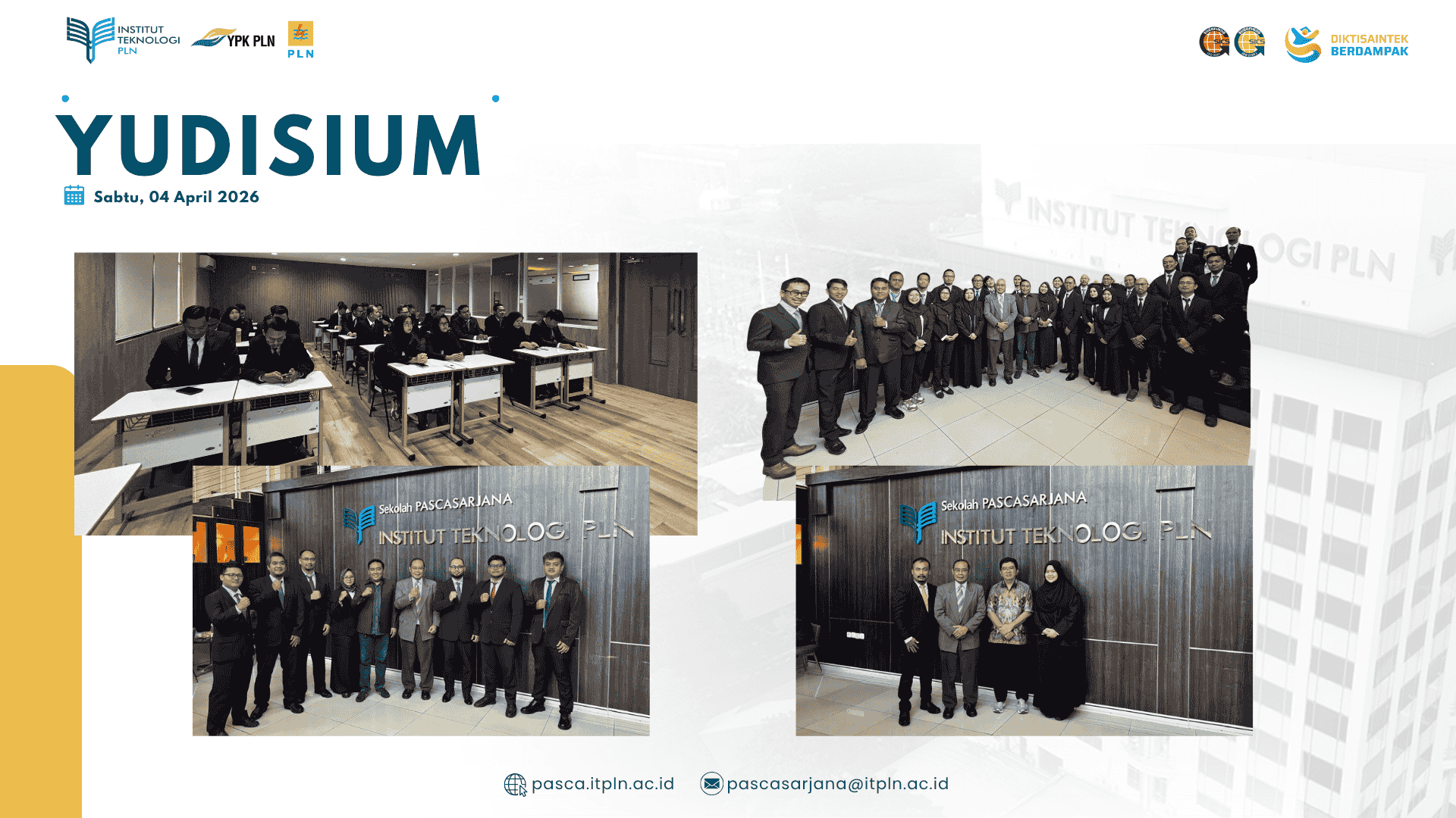 Sekolah Pascasarjana ITPLN Gelar Yudisium Magister: 51 Mahasiswa Resmi Lulus