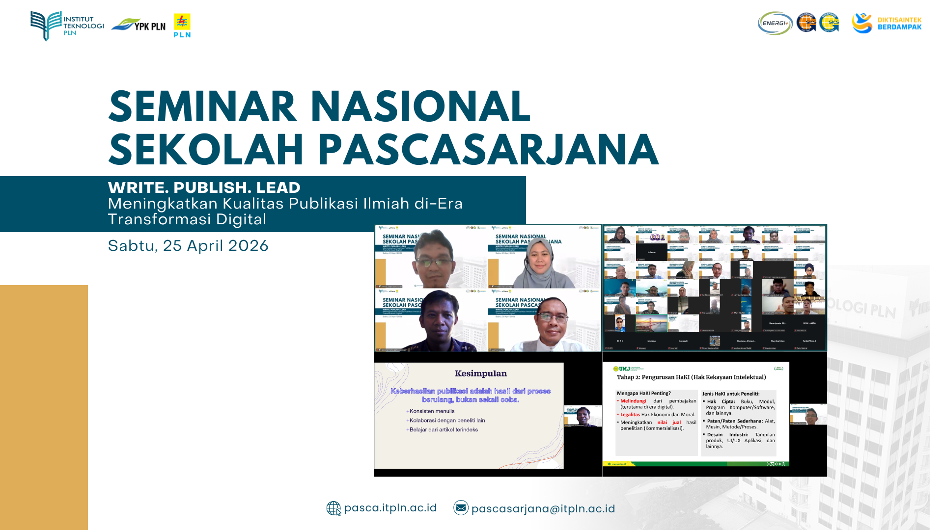 seminar nasional Sekolah pascasarjana